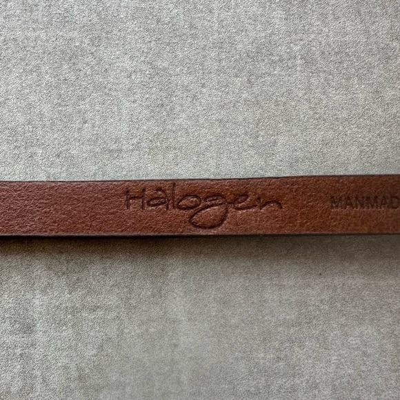 Halogen Skinny Womenβs Belt Snake-Skin Style - Picture 4 of 6